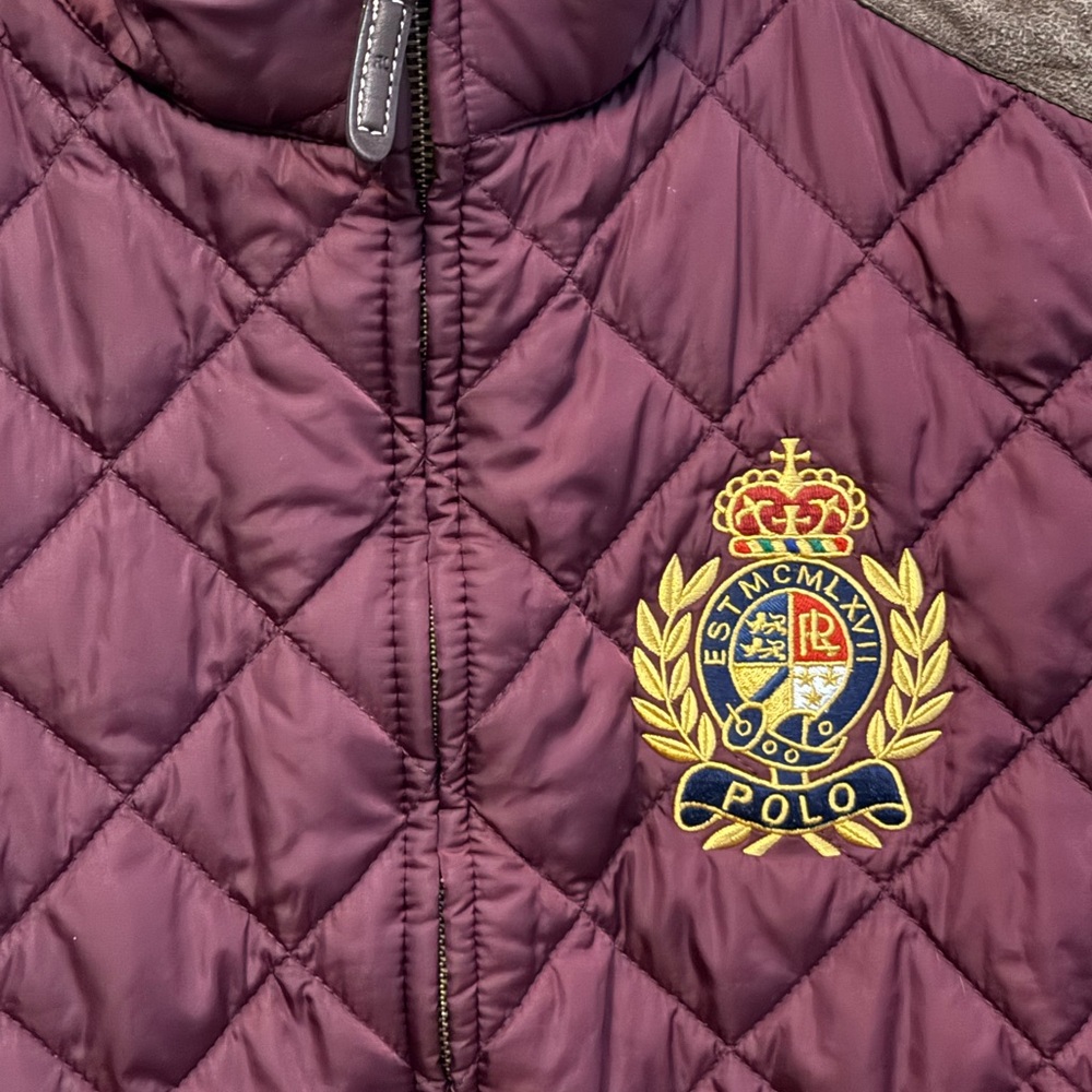 Polo by Ralph Lauren Maroon Quilted Vest - Picture 3 of 5